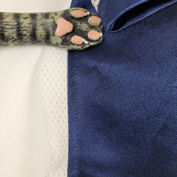 Vintage St. Louis Rams shirt Women's 2XL Blue NFL Bling mesh V-neck embroidered. - Picture 14 of 16